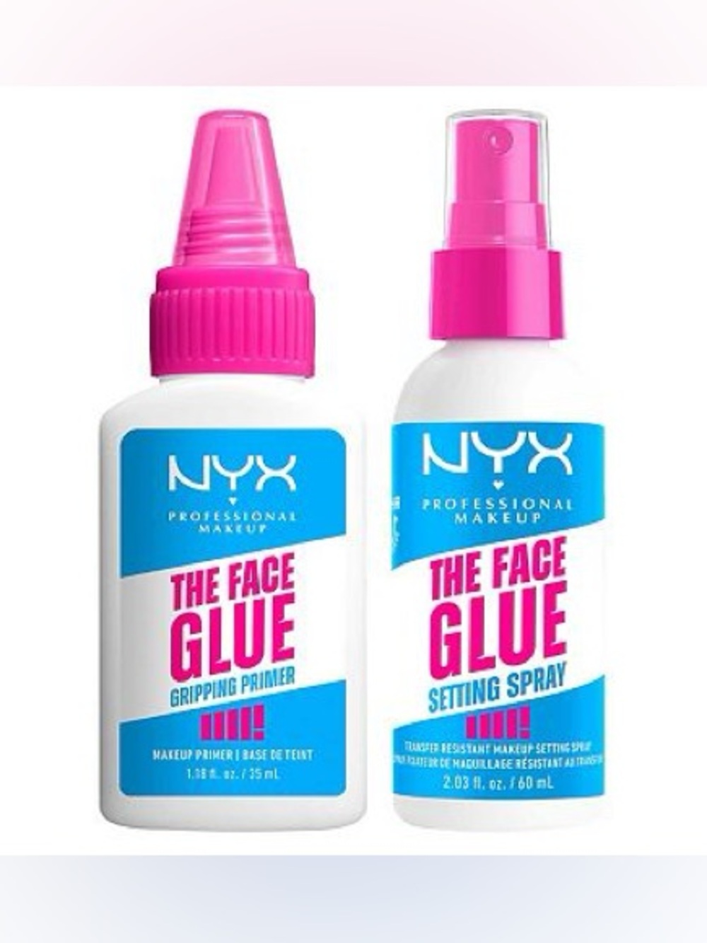 NYX Face Glue Setting Spray and Primer Bundle